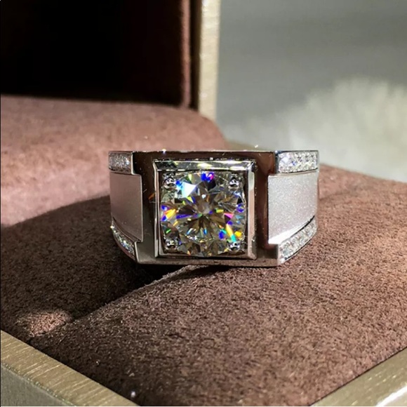 NEW* Men’s 925 Silver Wedding Band - Picture 5 of 5